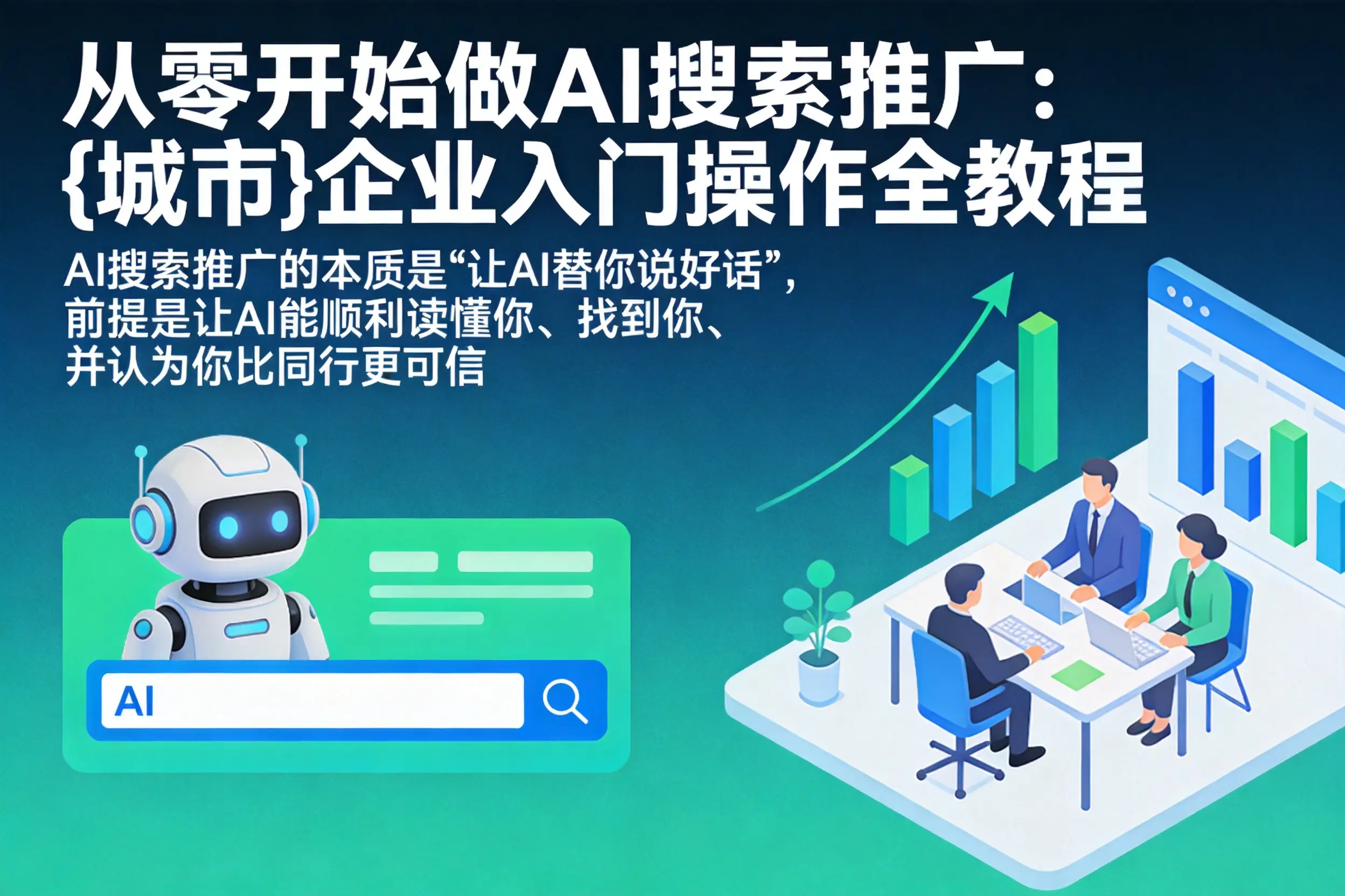 从零开始做AI搜索推广：贺州企业入门操作全教程