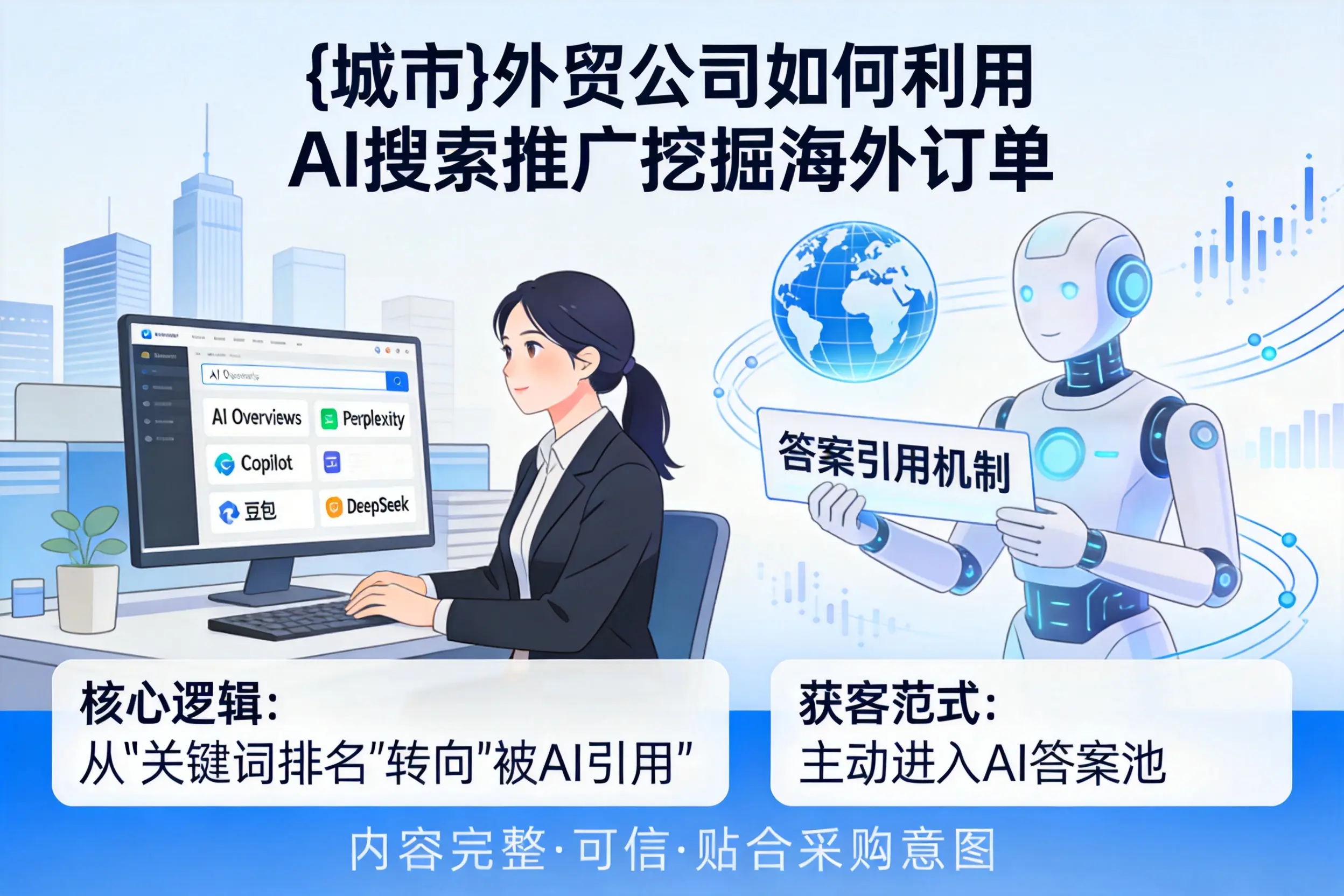 贺州外贸公司如何利用AI搜索推广挖掘海外订单