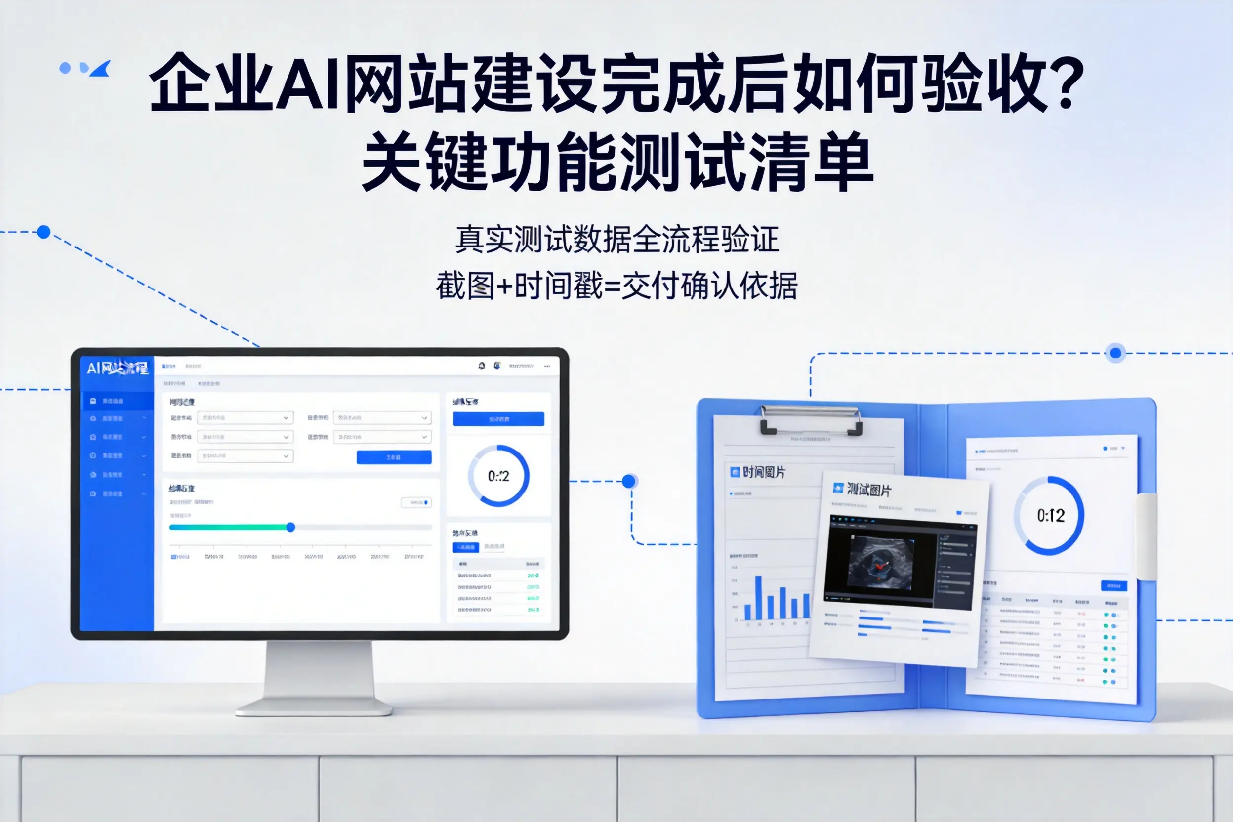 贺州企业AI网站建设完成后如何验收？关键功能测试清单