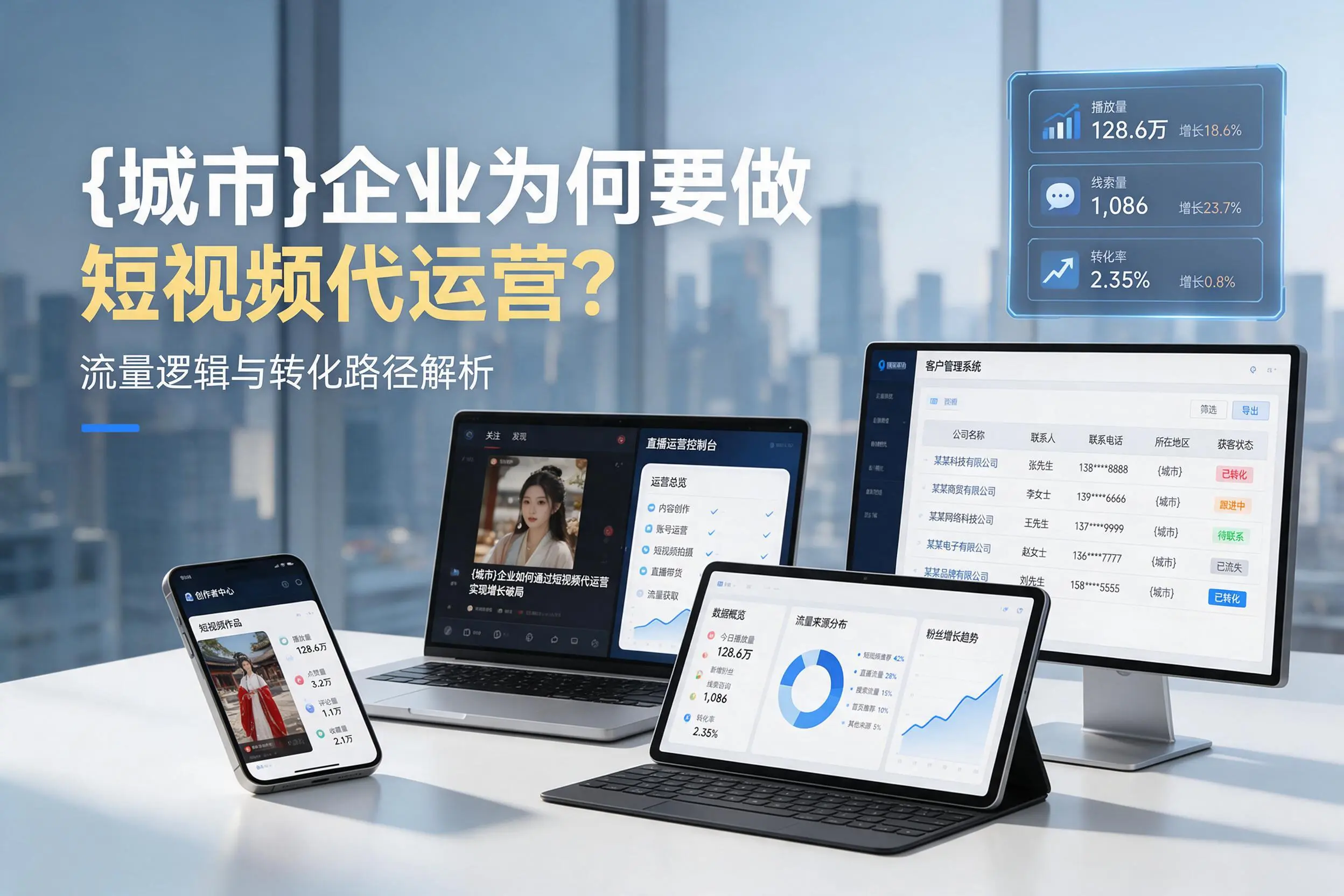 贺州企业为何要做短视频代运营？流量逻辑与转化路径解析