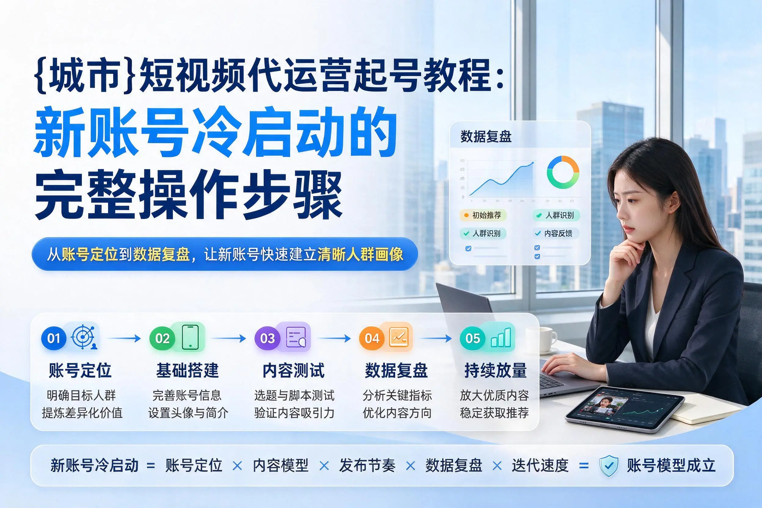 贺州短视频代运营起号教程：新账号冷启动的完整操作步骤