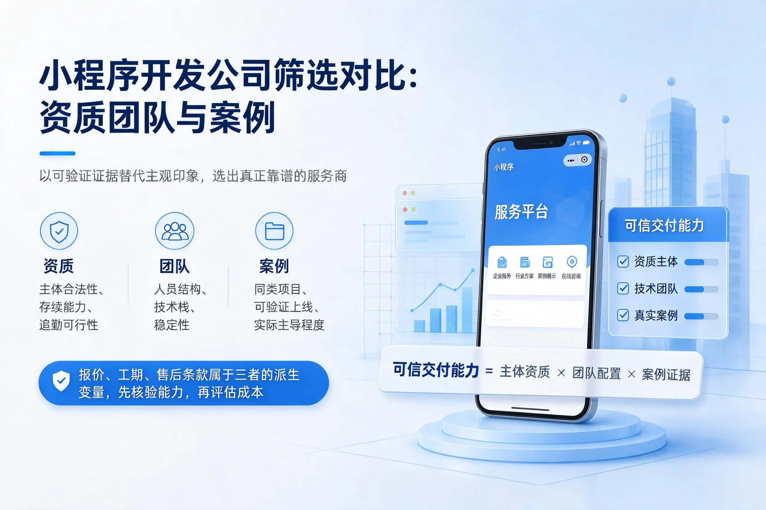贺州小程序开发公司筛选对比：资质团队与案例