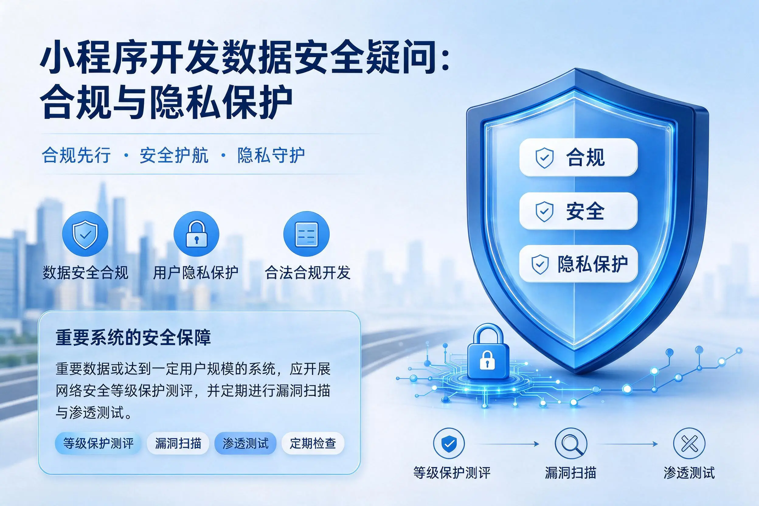 贺州小程序开发数据安全疑问：合规与隐私保护