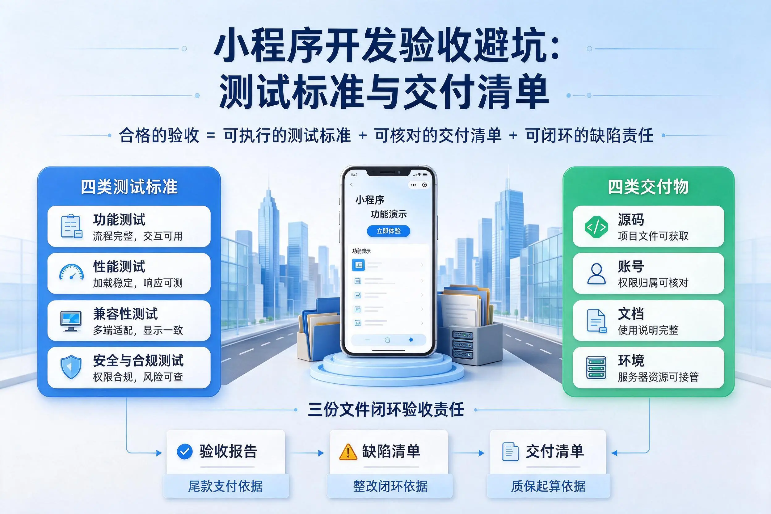 贺州小程序开发验收避坑：测试标准与交付清单