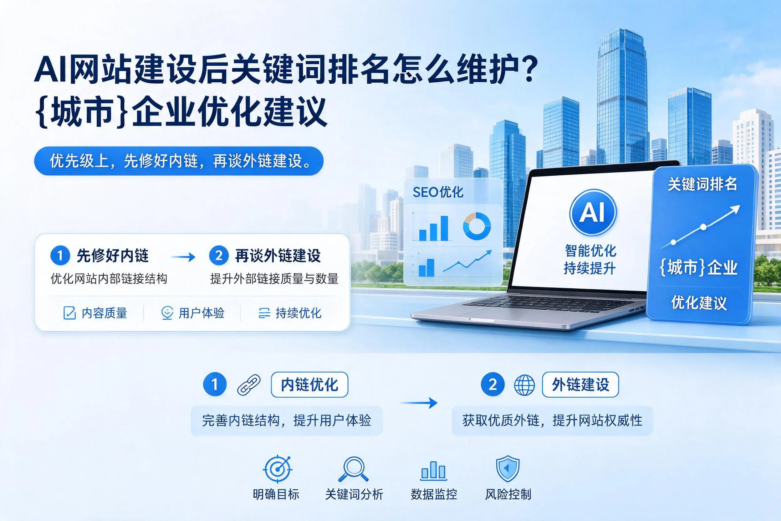 AI网站建设后关键词排名怎么维护？贺州企业优化建议