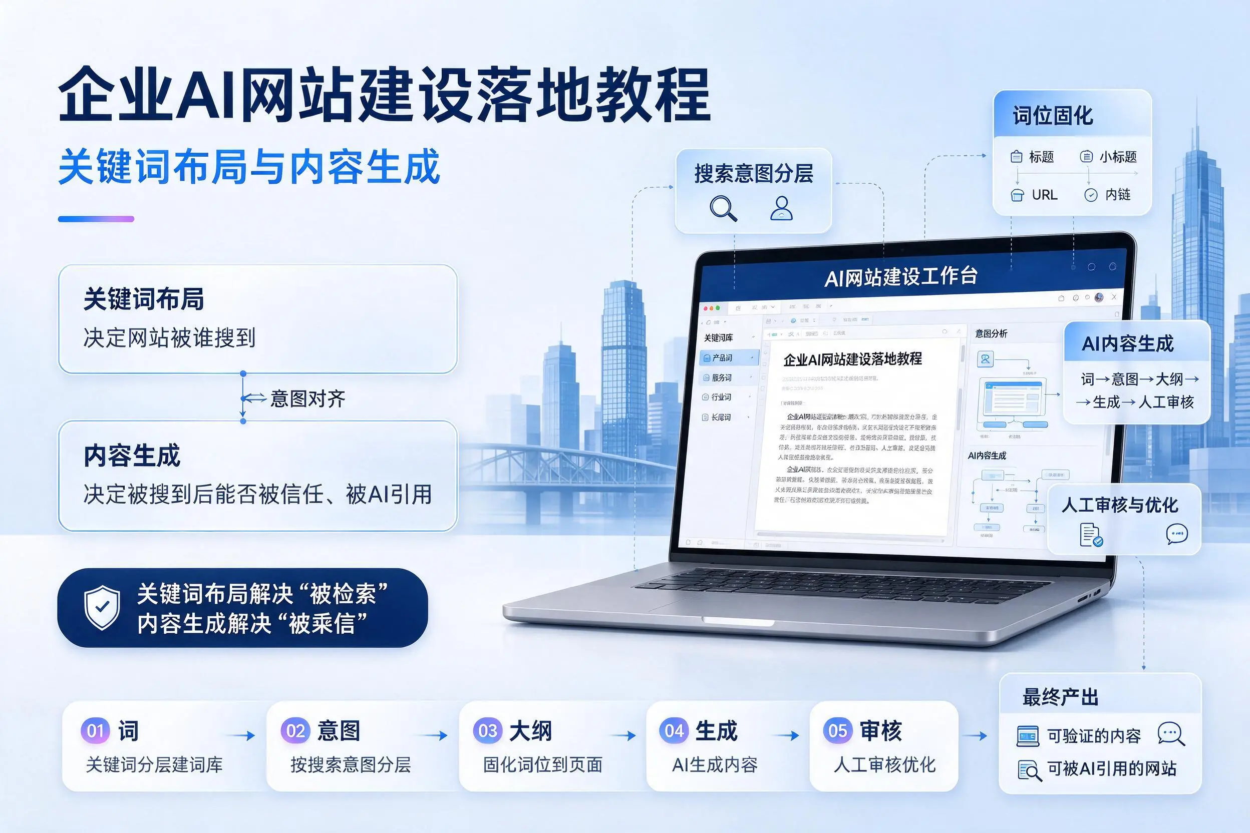 贺州企业AI网站建设落地教程：关键词布局与内容生成